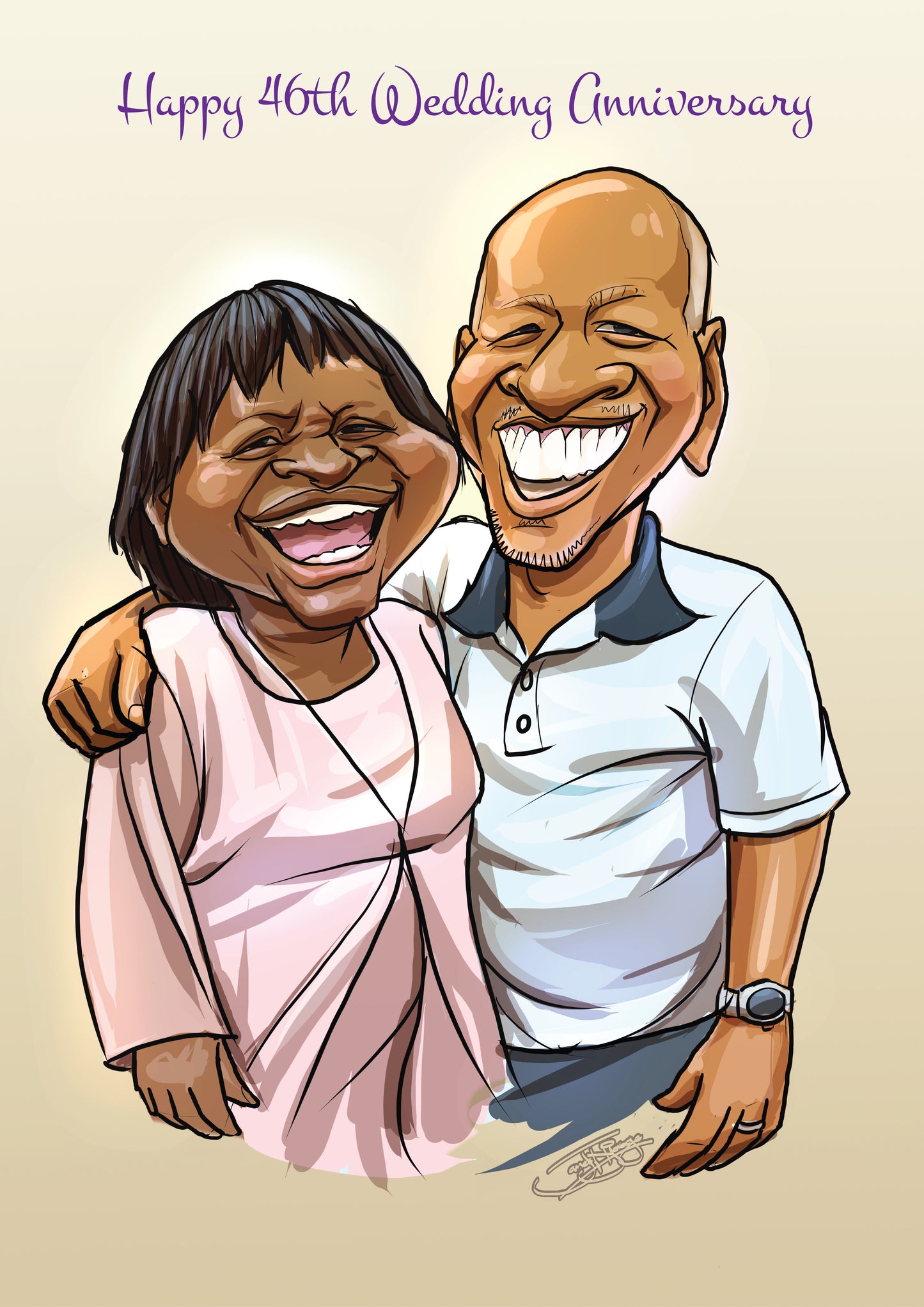 Waist-Up caricature