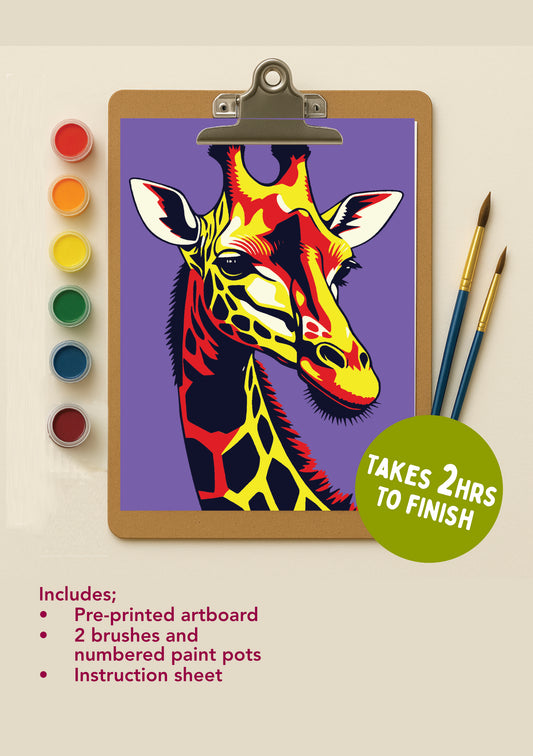 Pop art Giraffe mini kit