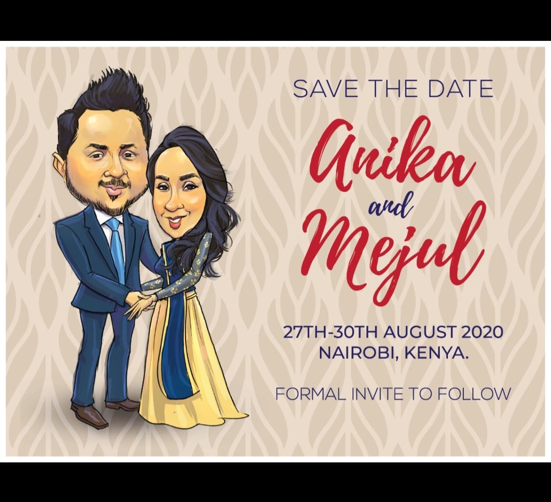 Full body customed invitation cards