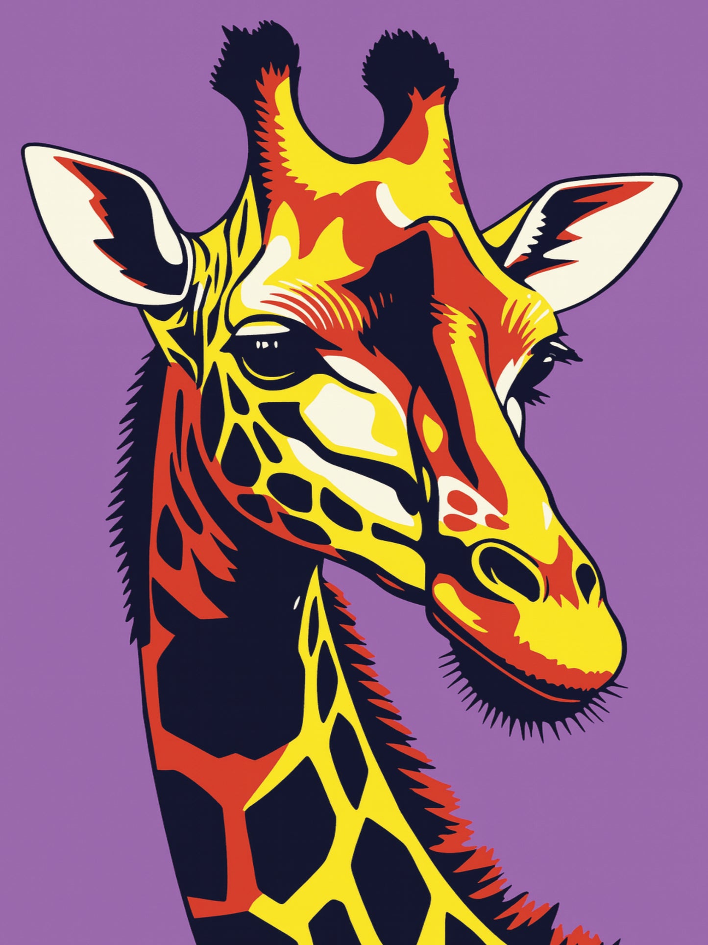 Pop art Giraffe mini kit