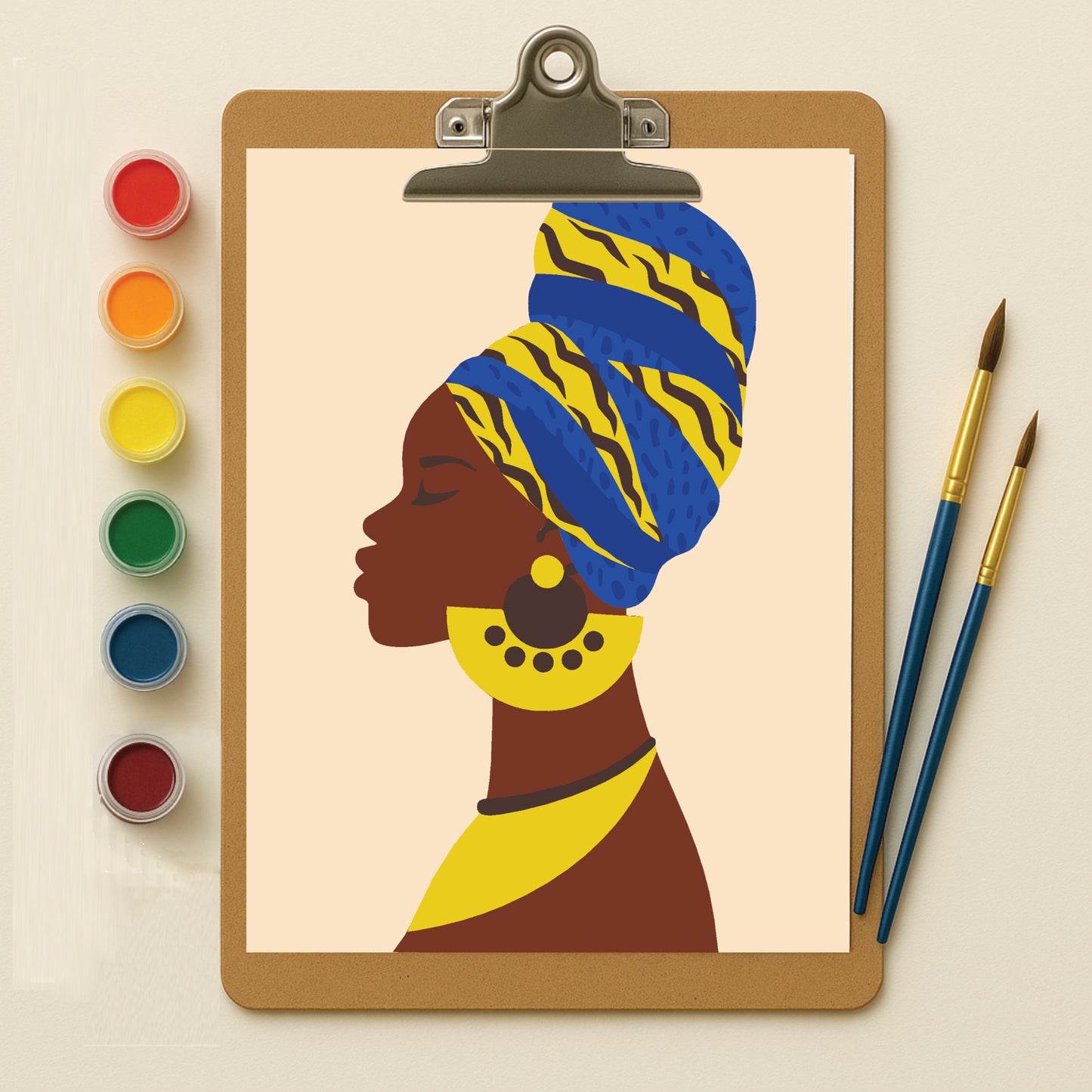 Turbaned queen mini kit