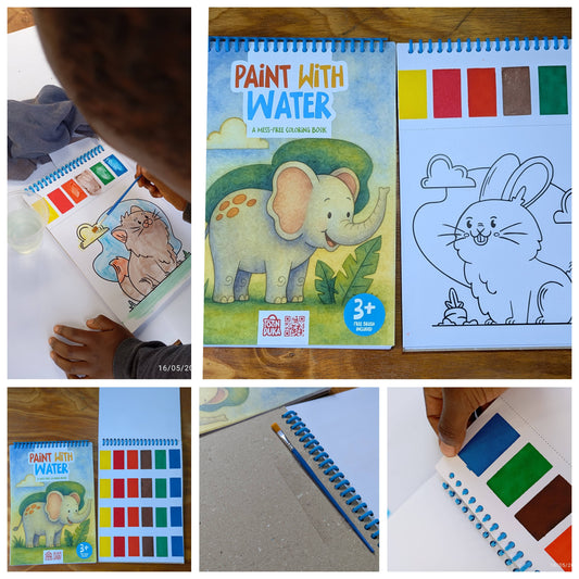 Paint with Water Activity Book