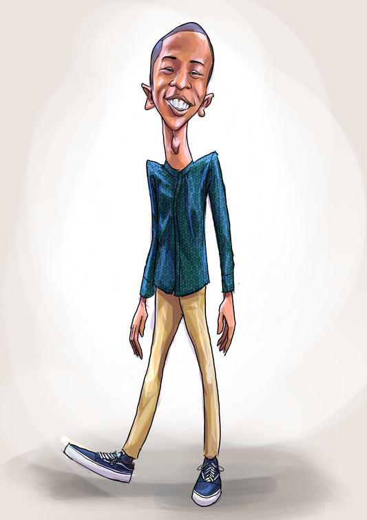 Full body caricature