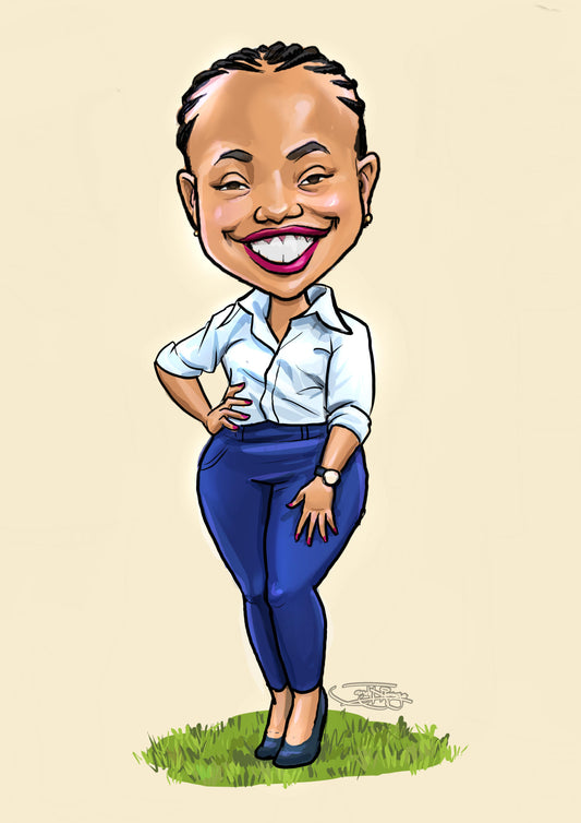 Full body caricature