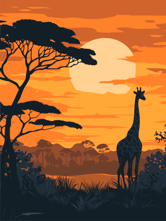 Giraffe Silhouette