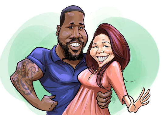 Waist-Up caricature