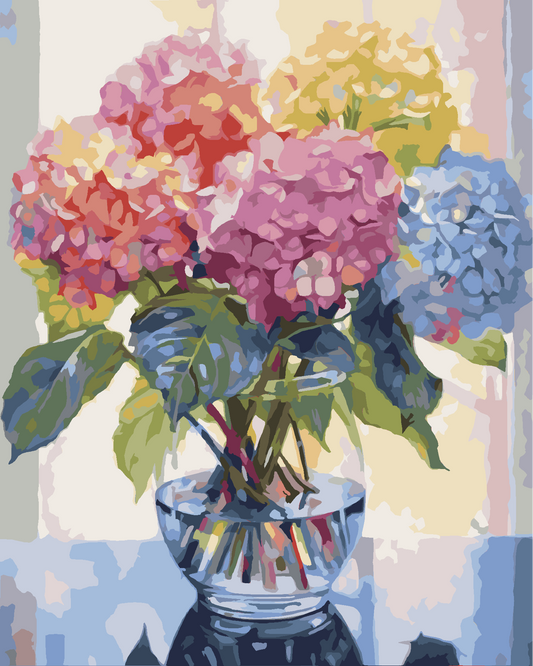Rainbow Hydrangeas