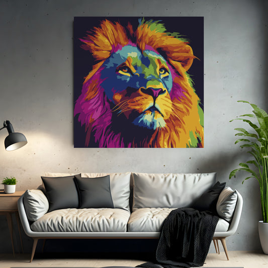 Lion Pop Art